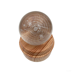 گوی کریستالی گردان مدل سیاره کد W100