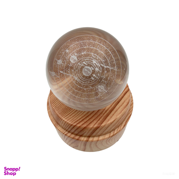 گوی کریستالی گردان مدل سیاره کد W100