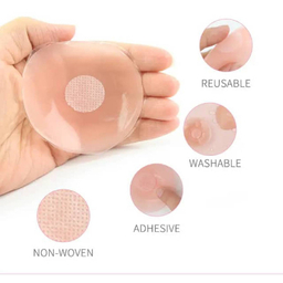 پد سینه مدل نیپل سیلیکونی کد 02 بسته 10 عددی