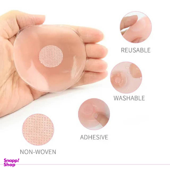 پد سینه مدل نیپل سیلیکونی کد 02 بسته 10 عددی