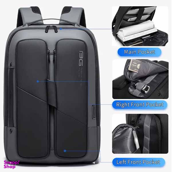 کوله پشتی لپ تاپ بنج مدل 7238 مناسب برای لپ تاپ 14.1 تا 15.6 اینچی