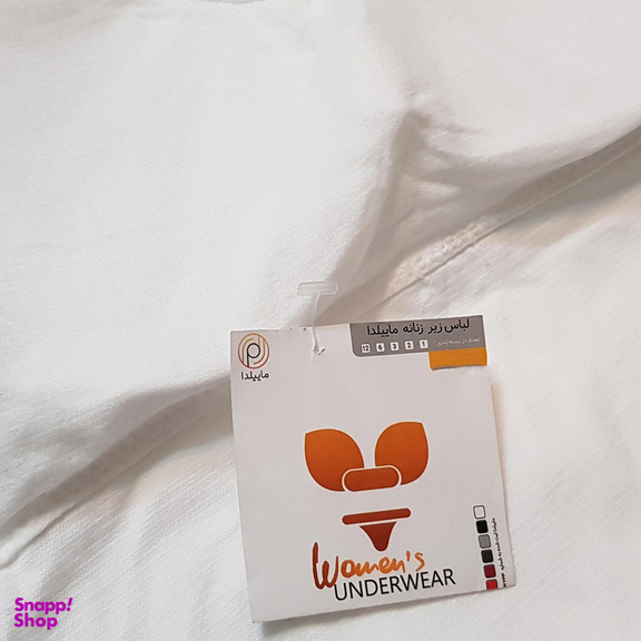 کراپ تاپ زنانه ماییلدا مدل پد متحرک کد 5250-175 رنگ سفید