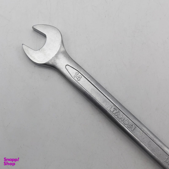 آچار یکسر تخت و یکسر رینگی تانوس مدل SMT-TANOS-14MM-TAKHT-RING سایز 14 میلی متر