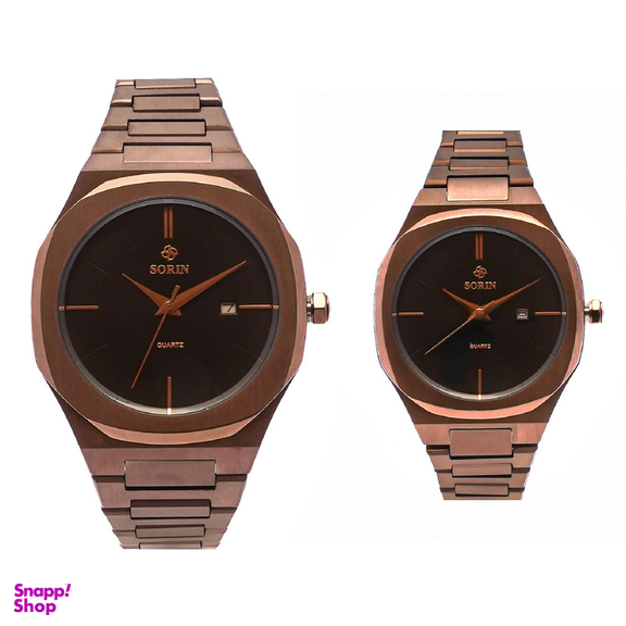 ست ساعت مچی عقربه ای زنانه و مردانه سورین مدل GL1182B-SC10C