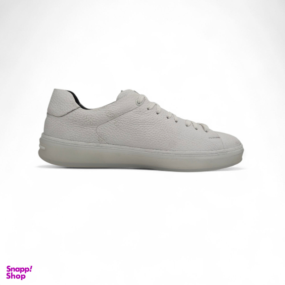 کفش طبی مردانه چرم ریباری مدل P2 رنگ سفید