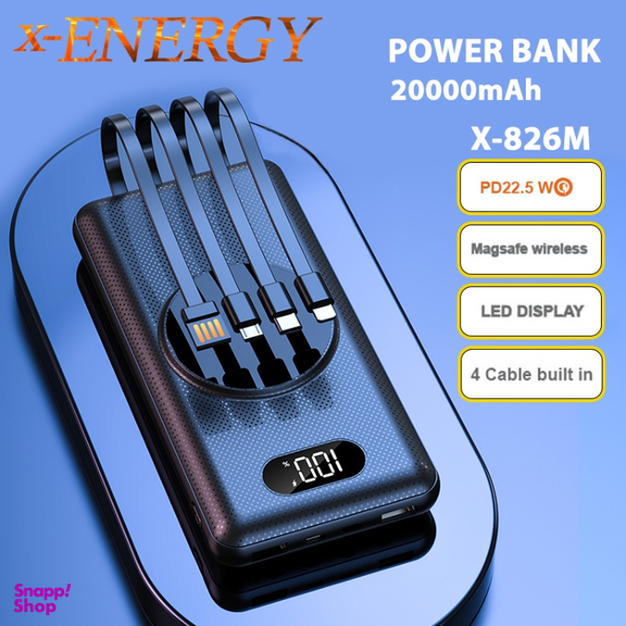 پاوربانک ایکس-انرژی مدل X-826M 22.5W ظرفیت 20000 میلی آمپر ساعت