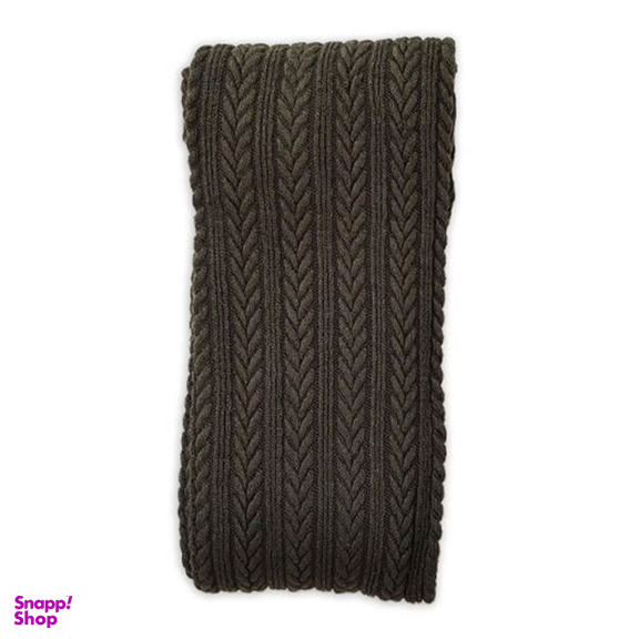 جوراب شلواری بافت گندم زنانه زیتونی