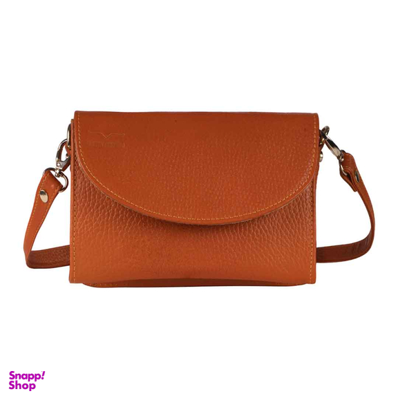 کیف دوشی چرم طبیعی زنانه آروین چرم کد AR-116