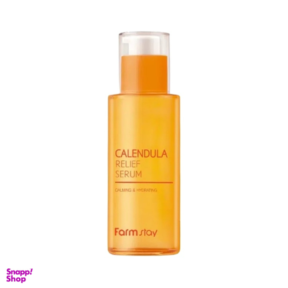 سرم آبرسان و تسکین دهنده پوست فارم استی مدل کالاندولا حجم 50 میلی لیتر