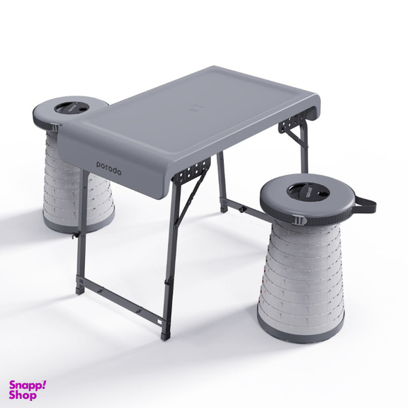 میز و صندلی تاشو کمپینگ پرودو مدل PD-CFDLDSTS-GY