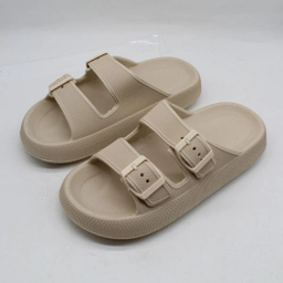 دمپایی سگکی زنانه و مردانه مدل کاسپین رنگ شیری