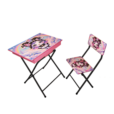 میز تحریر باکسدار با صندلی میزیمو طرح کرومی