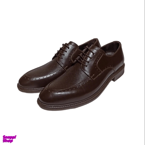 کفش چرم طبیعی مردانه ملی مدل مولوی کد m001