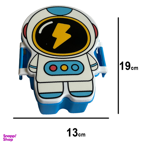ظرف غذا کودک طرح فضانورد مجموعه 3 عددی