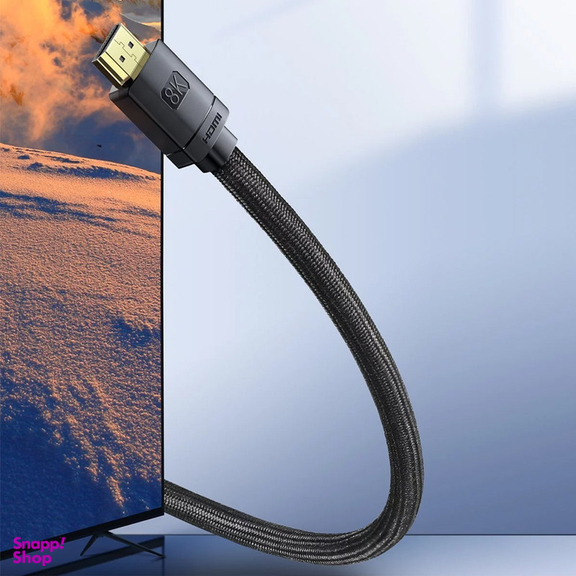 کابل HDMI بیسوس مدل High Definition 8k طول 3 متر