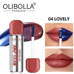 رژ لب مایع اولیبولا مدل Peel-Off کد 04