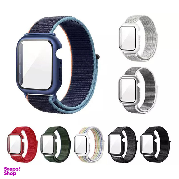 بند اپل واچ کوتتسی مدل W77 nylon integrated case 21022 مناسب اپل واچ سری 7 و 8 سایز 45 میلی متری