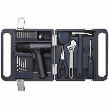 مجموعه ابزار 8 پارچه هوتو مدل HOTO 12V Brushless Drill Tool QWDZGJ002