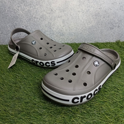 دمپایی مردانه طرح کراکس رنگ خاکستری