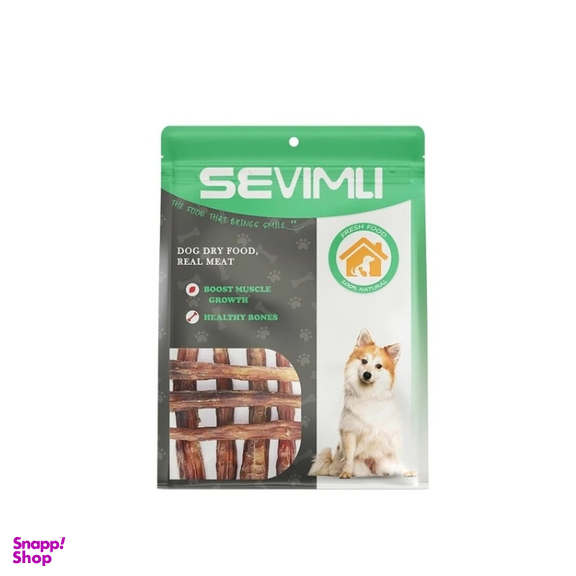 تشویقی سگ سویملی مدل ارگانیک طعم نرینه گاو وزن 100 گرم