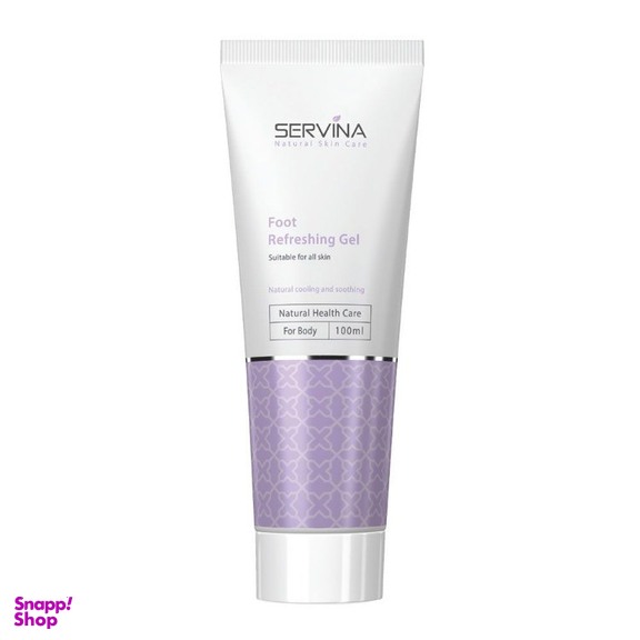 ژل رفع خستگی پا سروینا مدل نچرال حجم 100 میلی لیتر