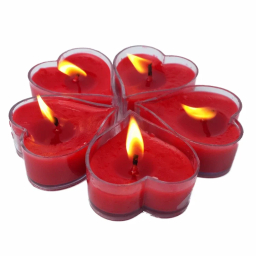 شمع وارمر طرح قلب مدل VM01 کد 001 بسته 12 عددی