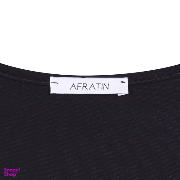 پیراهن یقه گرد زنانه افراتین مدل نازگل کد 9609 رنگ مشکی