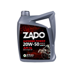روغن موتور خودرو زادو مدل SAE 20W50-SL حجم 4.5 لیتر