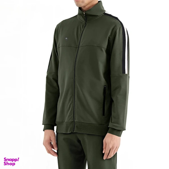 سویشرت ورزشی مردانه مدل GD-17189169 رنگ سبز تیره
