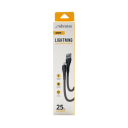 کابل تبدیل USB به لایتنینگ سیبراتون مدل S107i طول 25 سانتی‌ متر