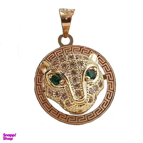 پلاک طلا 18 عیار زنانه اپال گلد مدل پنتر الماسی سفید 0151