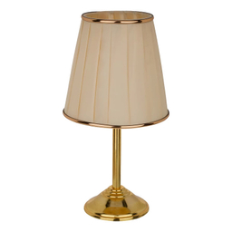 آباژور رومیزی نورهام مدل NHM-GOLDSILVERY-15