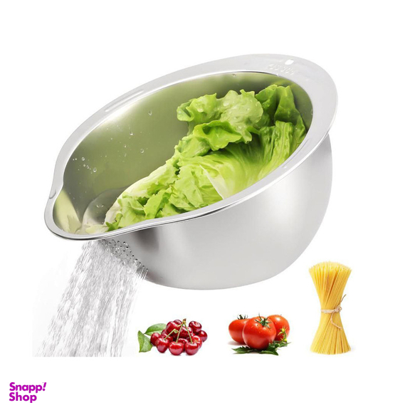 آبکش و لگن آشپزخانه مدل جادویی 1×2 کد AH