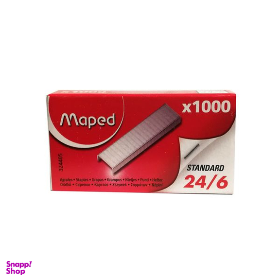 سوزن منگنه مپد کد 324405 سایز 24/6 بسته 1000 عددی