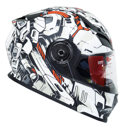 کلاه کاسکت فک متحرک ردلاین مدل 939 Red Luse به همراه کاور