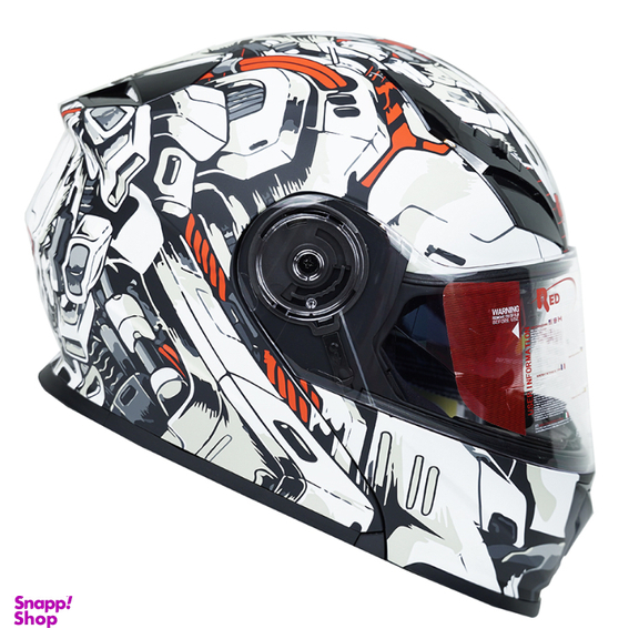 کلاه کاسکت فک متحرک ردلاین مدل 939 Red Luse به همراه کاور