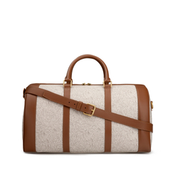 کیف سفر چرم ای جی مدل تویین لاین کانواس