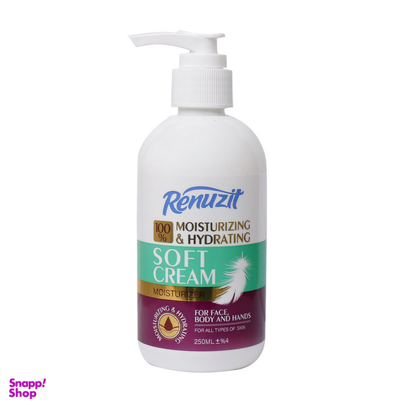 کرم آبرسان رینوزیت مدل soft حجم 250 میلی لیتر