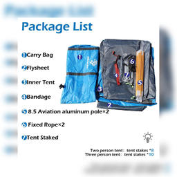 چادر کوهنوردی 3 نفره هیلمن مدل HN03