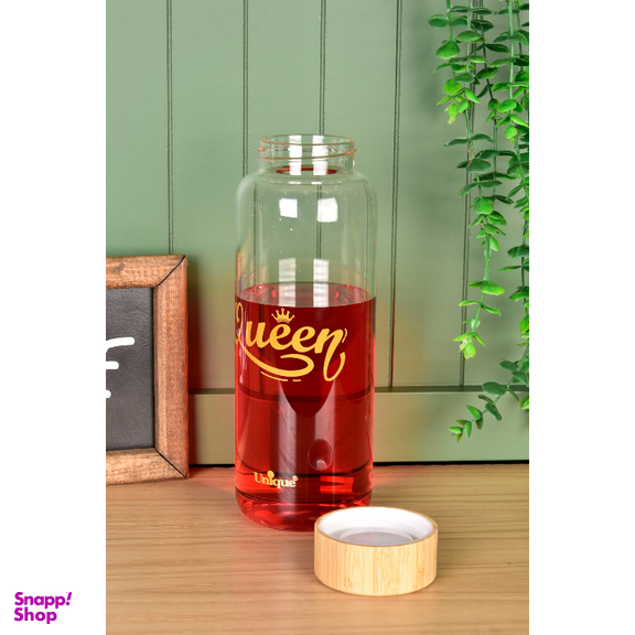 بطری آب یونیک طرح queen کد 3058-4 گنجایش 1.03 لیتر