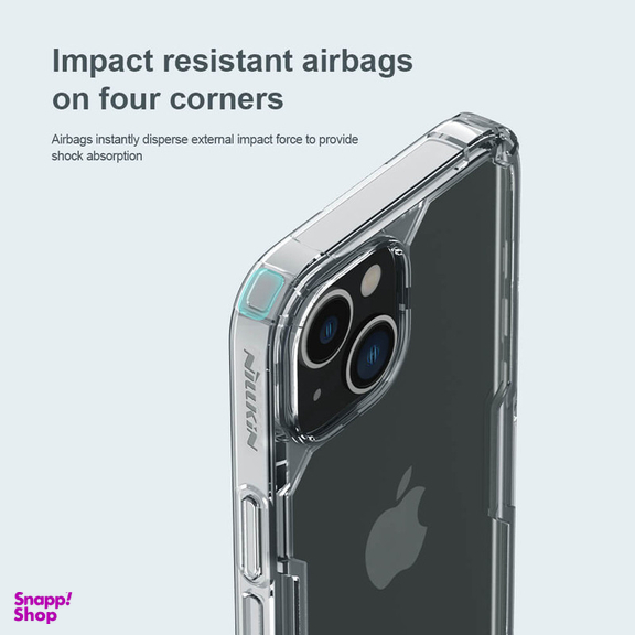 کاور نیلکین مدل Nature TPU Pro مناسب برای گوشی موبایل اپل iPhone 13 / 14
