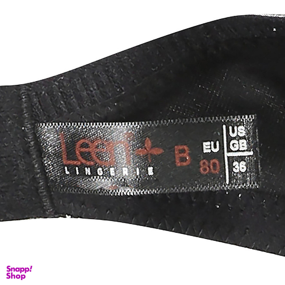 سوتین زنانه لین مدل فنردار کد 4680-602 رنگ  مشکی