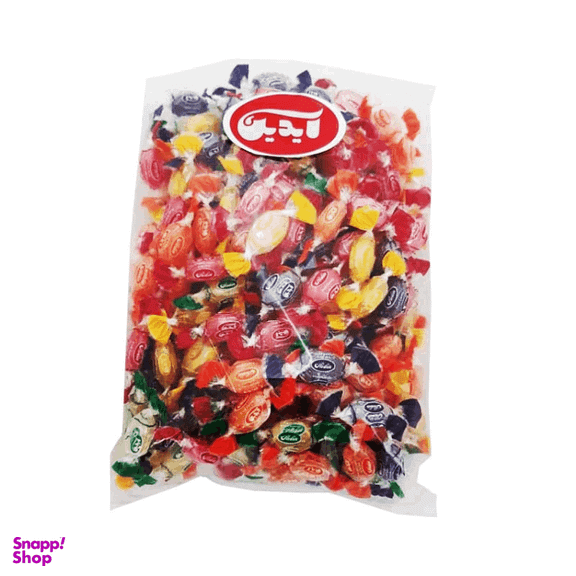 آبنبات با طعم میوه و مغز پودری آیدین وزن 500 گرم