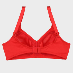 سوتین زنانه بارون مدل بدون فنر پرسی کد 503 رنگ قرمز