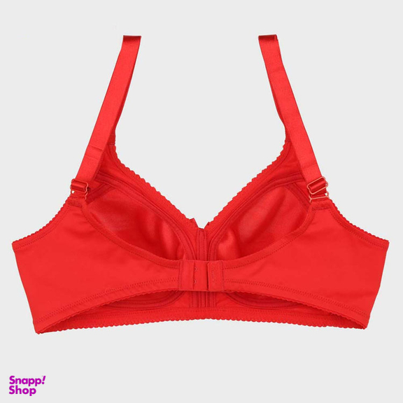 سوتین زنانه بارون مدل بدون فنر پرسی کد 503 رنگ قرمز