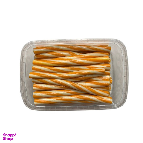 پاستیل پیچشی روغنی با طعم پرتقال خامه مارابو وزن 900 گرم