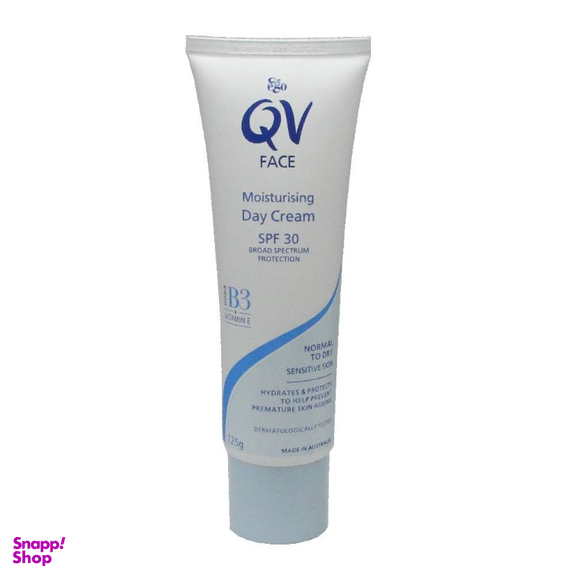 کرم مرطوب کننده روز کیووی مدل SPF30 کد 1 حجم 100 میلی لیتر