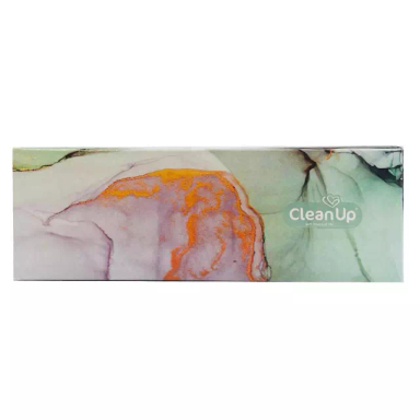 دستمال جعبه ای 150 برگ کلین آپ مدل کلکسیون بافت