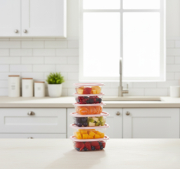 ظرف نگهدارنده نورینو مدل ساحل مجموعه 6 عددی