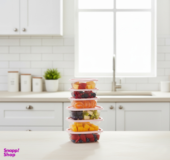 ظرف نگهدارنده نورینو مدل ساحل مجموعه 6 عددی